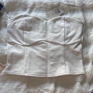 a new day White Crop Top